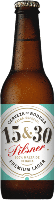 Envio grátis | Cerveja Sherry Beer 15&30 Pilsner Cerveza de Bodega Andaluzia Espanha Garrafa Terço 33 cl