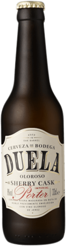 Envio grátis | Cerveja Sherry Beer Duela Porter Sherry Oloroso Cask Andaluzia Espanha Garrafa Terço 33 cl