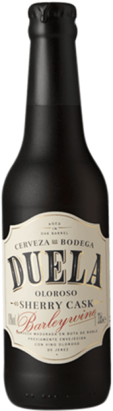 Envio grátis | Cerveja Sherry Beer Duela Barleywine Sherry Oloroso Cask Andaluzia Espanha Garrafa Terço 33 cl