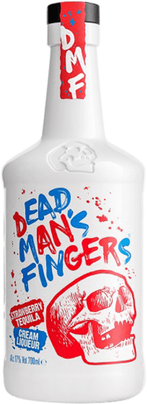 Бесплатная доставка | Текила Dead Man's Fingers Tequila Crema de Fresa Объединенное Королевство 70 cl