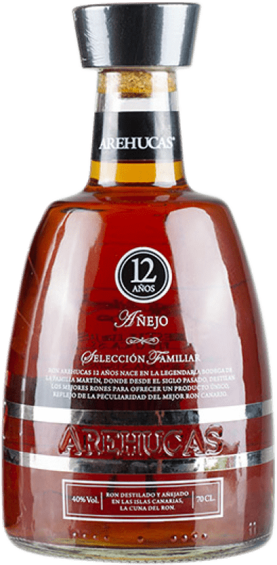 Free Shipping | Rum Arehucas Reserve Spain 12 Years 70 cl