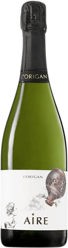 送料無料 | 白スパークリングワイン Uvas Felices Aire ブルットの自然 D.O. Cava カタロニア スペイン Macabeo, Xarel·lo, Chardonnay, Parellada 75 cl