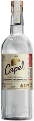 Aguardente Pisco Capel Doble Destilado 70 cl