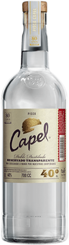 18,95 € | Pisco Capel Doble Destilado Chile 70 cl