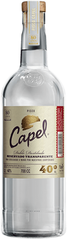 Envío gratis | Pisco Capel Doble Destilado Chile 70 cl