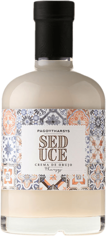 Free Shipping | Liqueur Cream Pago de Tharsys Seduce Orujo Medium Bottle 50 cl