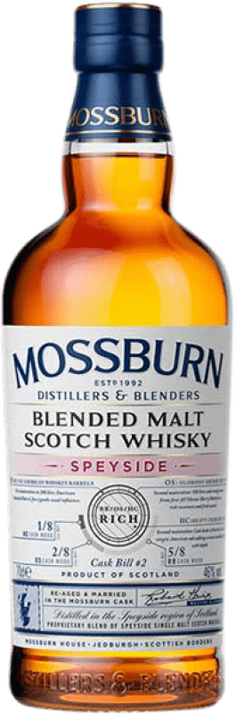 Envoi gratuit | Blended Whisky Mossburn Cask Bill Nº 2 Speyside Ecosse Royaume-Uni 70 cl