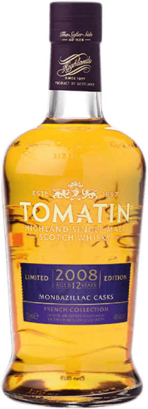 91,95 € | Single Malt Whisky Tomatin Monbazillac Edition Ecosse Royaume-Uni 12 Ans 70 cl