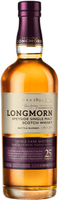 Whiskey Single Malt Longmorn 25 Jahre 70 cl