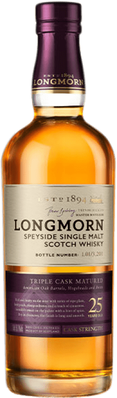 575,95 € | Whisky Single Malt Longmorn Escocia Reino Unido 25 Años 70 cl