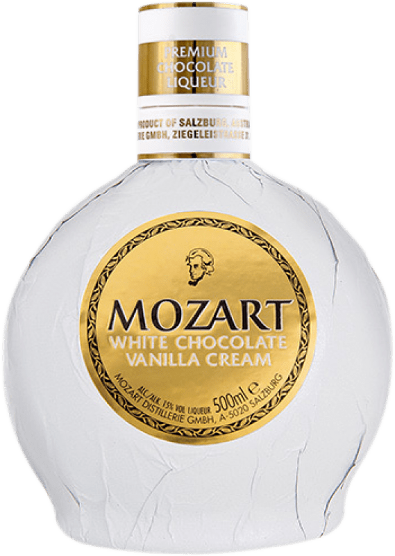 Envio grátis | Licor Creme Suntory White Chocolate Vanilla Áustria Garrafa Medium 50 cl