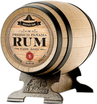 Rum Old St. Andrews Admiral's Cask Premium Panama Rum Cask Aged Barrel