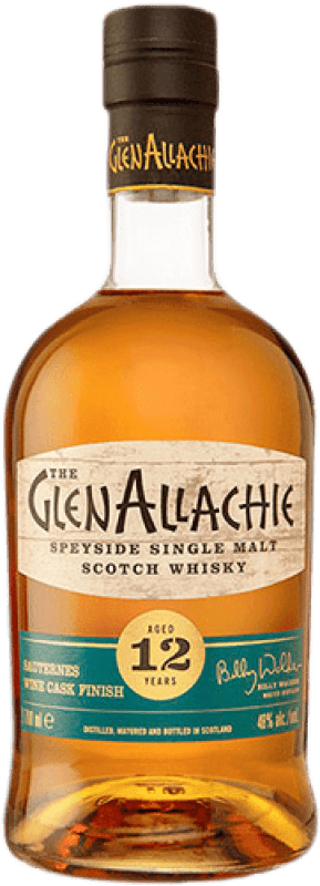 免费送货 | 威士忌单一麦芽威士忌 Glenallachie Sauternes Wine Cask Finish 苏格兰 英国 12 岁 70 cl