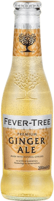 Refrescos e Mixers Caixa de 4 unidades Fever-Tree Ginger Ale Garrafa Pequena 20 cl