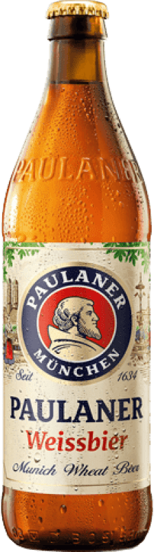 Free Shipping | 6 units box Beer Paulaner Germany Medium Bottle 50 cl