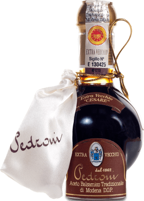 尖酸刻薄 Pedroni Cesare Balsamico Tradizionale di Modena Trebbiano 50 岁 微型瓶 10 cl