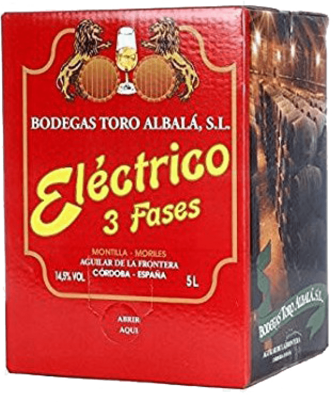 送料無料 | 強化ワイン Toro Albalá Fino Eléctrico 3 Fases sin Filtrar D.O. Montilla-Moriles スペイン Bag in Box 5 L