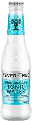 Envio grátis | Caixa de 4 unidades Refrescos e Mixers Fever-Tree Mediterranean Reino Unido Garrafa Pequena 20 cl