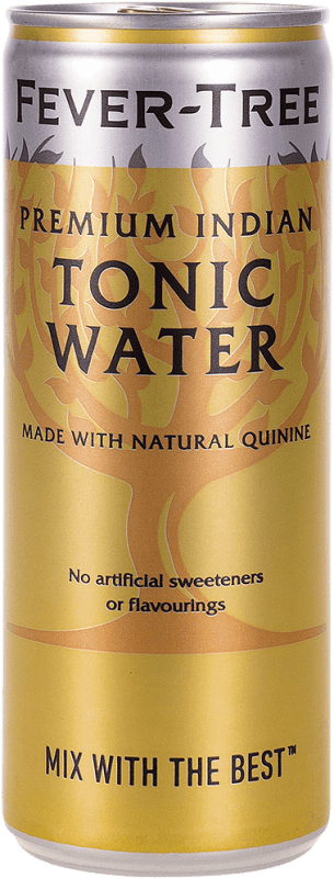 18,95 € Spedizione Gratuita | Scatola da 24 unità Bibite Fever-Tree Lattina 25 cl Tonic Water — Tonica