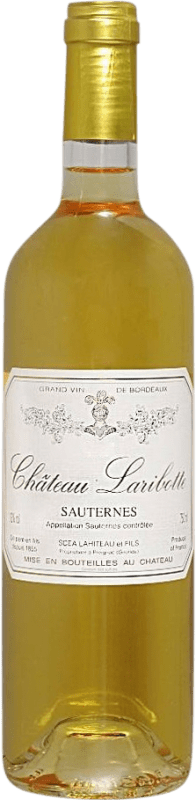 Бесплатная доставка | Сладкое вино Château Laribotte A.O.C. Sauternes Франция Muscat, Sauvignon White, Sémillon Половина бутылки 37 cl