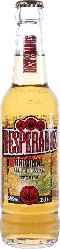 Free Shipping | 6 units box Beer Desperados France One-Third Bottle 33 cl