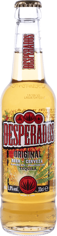 8,95 €  Caixa de 6 unidades Cerveja Desperados França Garrafa