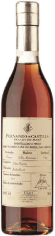 Envío gratis | Brandy Fernando de Castilla Solera Single Cask Reserva España Botella Medium 50 cl