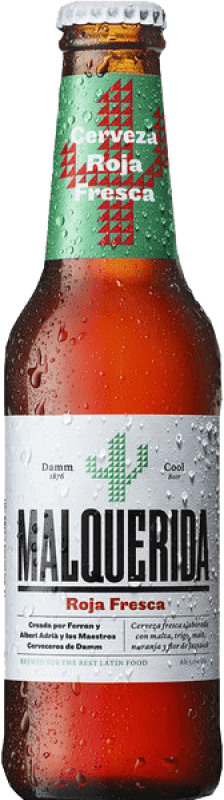 4,95 € Kostenloser Versand | 6 Einheiten Box Bier Estrella Damm Malquerida Red Ale — Rotes Kleine Flasche 25 cl