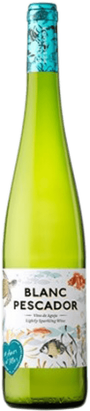 Envio grátis | Vinho Branco Perelada & Chivite Pescador D.O. Catalunya Espanha Macabeo, Xarel·lo, Parellada Meia Garrafa 37 cl