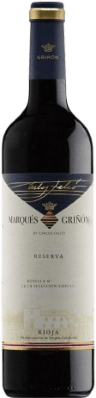 11,95 € | Vinho tinto Marqués de Griñón Reserva D.O.Ca. Rioja La Rioja Espanha 75 cl