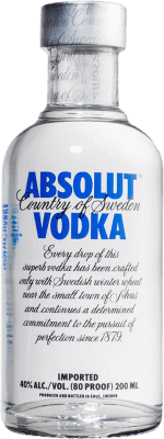 ウォッカ Absolut ヒップフラスコボトル 20 cl