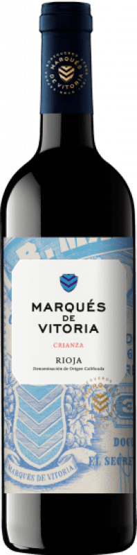 58,95 € Бесплатная доставка | Красное вино Marqués de Vitoria старения D.O.Ca. Rioja Специальная бутылка 5 L