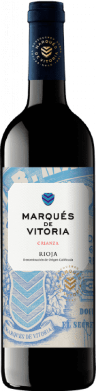 61,95 € | Rotwein Marqués de Vitoria Alterung D.O.Ca. Rioja La Rioja Spanien Tempranillo Spezielle Flasche 5 L