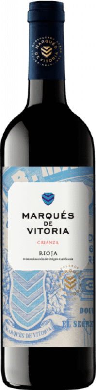 55,95 € Spedizione Gratuita | Vino Rosso Marqués de Vitoria Crianza — Invecchiato in Botte D.O.Ca. Rioja Bottiglia Speciale 5 L