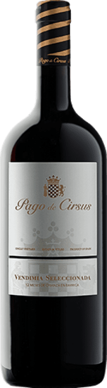 Free Shipping | Red wine Pago de Cirsus Vendimia Seleccionada Vino de Pago Finca Bolandín Aged Navarre Spain Magnum Bottle 1,5 L