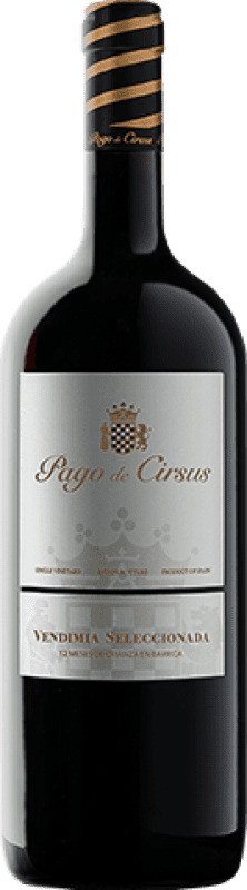 Envio grátis | Vinho tinto Pago de Cirsus Vendimia Seleccionada Vino de Pago Finca Bolandín Crianza Navarra Espanha Garrafa Magnum 1,5 L