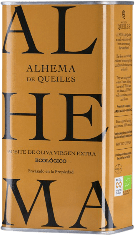 Envío gratis | Aceite de Oliva Alhema de Queiles Oli España Lata Especial 3 L