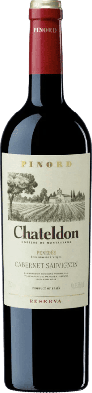 23,95 € | 红酒 Pinord Chateldon 预订 D.O. Penedès 加泰罗尼亚 西班牙 瓶子 Magnum 1,5 L