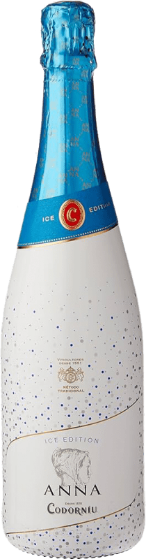 Envio grátis | Caixa de 3 unidades Espumante branco Codorníu Anna Ice Semi-seco Semi-doce D.O. Cava Catalunha Espanha Garrafa Pequena 20 cl