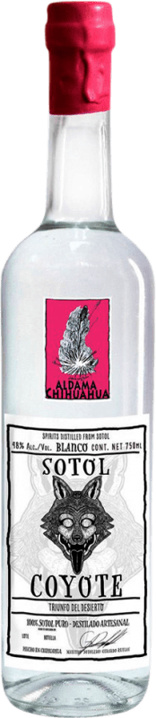 免费送货 | 西班牙渣酿白兰地 Orujo Gerardo Ruelas Sotol Coyote Chihuahua Blanco — 白色的 墨西哥 70 cl