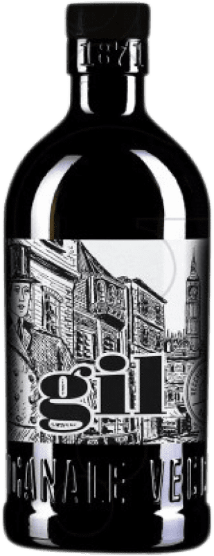 Spedizione Gratuita | Gin Gil. Italian Peated Gin Italia Bottiglia Medium 50 cl