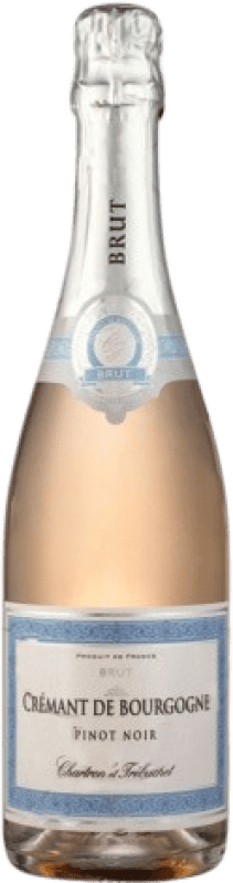 16,95 € | Espumante rosé Chartron et Trebuchet Rosado Brut Grande Reserva A.O.C. Crémant de Bourgogne Borgonha França Pinot Preto 75 cl