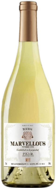 Бесплатная доставка | Белое вино Señorío de Villarrica Marvellous Number ONE Blanc Резерв D.O.Ca. Rioja Ла-Риоха Испания 75 cl