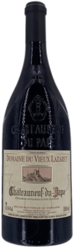 Kostenloser Versand | Rotwein Domaine du Vieux Lazaret Alterung A.O.C. Châteauneuf-du-Pape Rhône Frankreich Magnum-Flasche 1,5 L