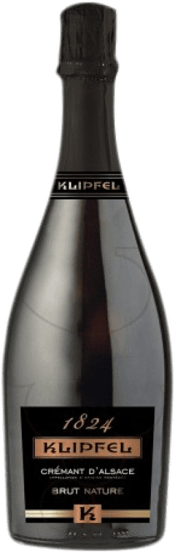 Envio grátis | Espumante branco Klipfel Brut Nature Grande Reserva A.O.C. Crémant d'Alsace Alsácia França 75 cl