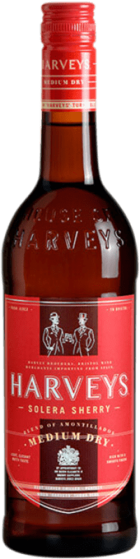 Spedizione Gratuita | Vino fortificato Harvey's Medium D.O. Jerez-Xérès-Sherry Andalucía y Extremadura Spagna 75 cl