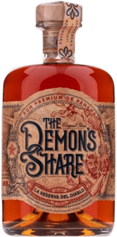 Бесплатная доставка | Ром The Demon's Share La Reserva del Diablo Панама 6 Лет 70 cl