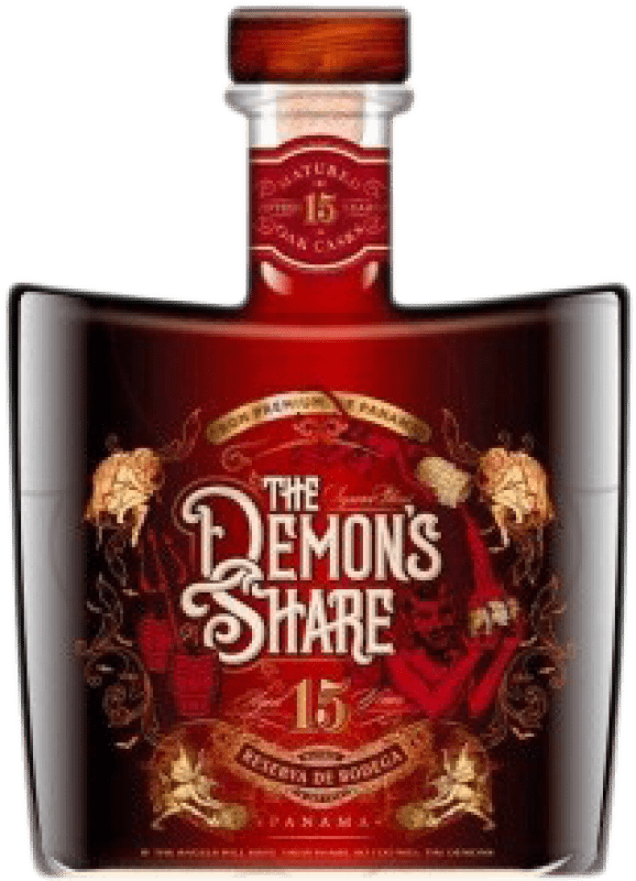 Бесплатная доставка | Ром The Demon's Share La Reserva del Diablo Панама 15 Лет 70 cl