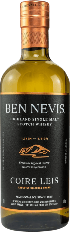 79,95 € | Single Malt Whisky Macdonald Greenlees Ben Nevis Coire Leis Ecosse Royaume-Uni 70 cl