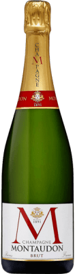 Envío gratis | Espumoso blanco Montaudon Tradition Brut Gran Reserva A.O.C. Champagne Champagne Francia Media Botella 37 cl